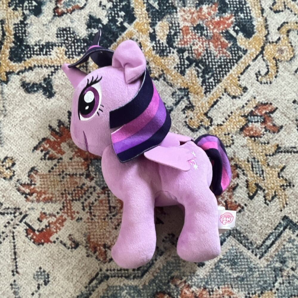 My Little Pony Purple Pony Plush Stuffed Animal w/ Wings Small Washable 2010